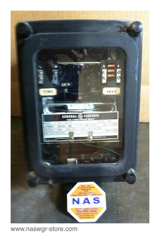 12IAC77B31A , GE Time Overcurrent Relay , Type: IAC , PN: 12IAC77B31A
