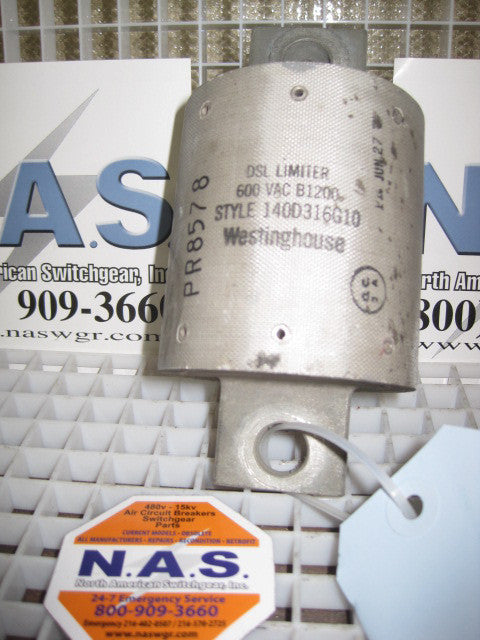 140D316G10 ~ Westinghouse 140D316G10 DSL Limiter Fuse