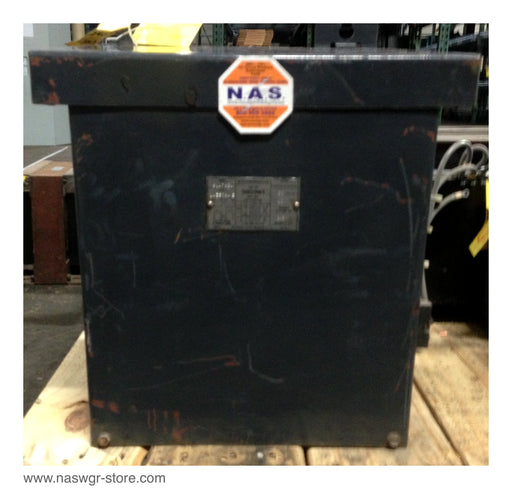 1435064E , Westinghouse 1435064E Transformer , Type AIR , Single Phase , Class B Insulation , Serial: 6147634 , 60 Hz , 240/480 to 120/240 Voltage , 10 KVA , Continuous Temp. Rise 80 C , 1.8% IMPEDANCE at 75 C , PN: 1435064E
