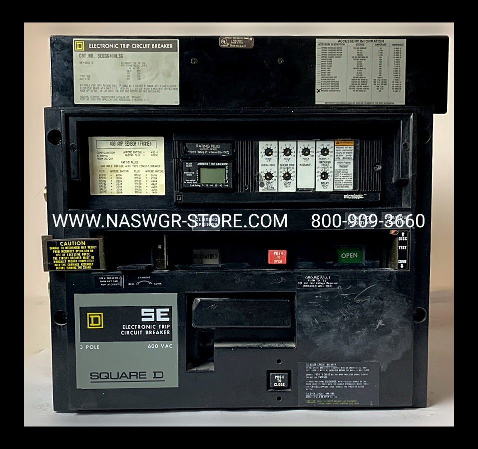 Square D SED36400LSG Circuit Breaker (M/O,D/O) - 400 Amp