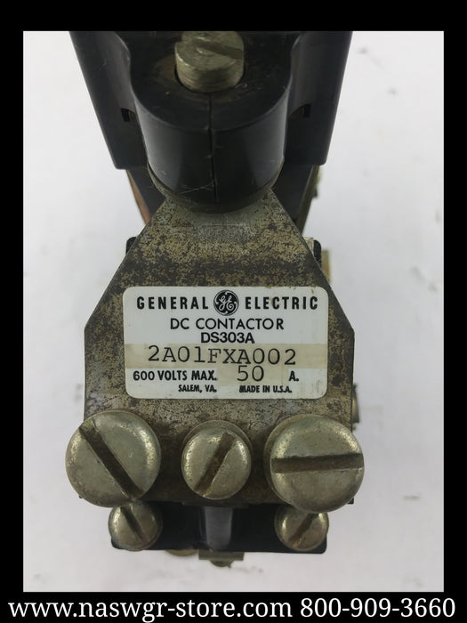 GE DS303 DC Contactor ~ 50 amp