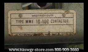Westinghouse MME 10-100 Contactor