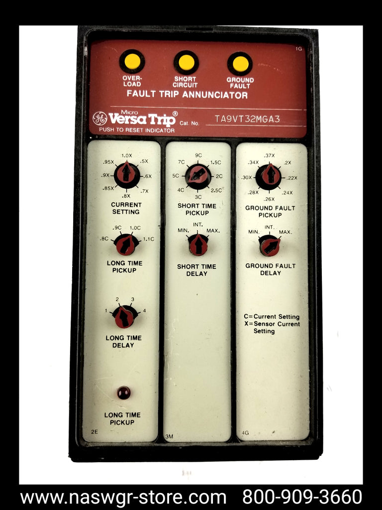 General Electric TA9VT32MGA3 MicroVersaTrip Fault Trip Unit