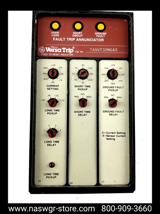General Electric TA9VT32MGA3 MicroVersaTrip Fault Trip Unit