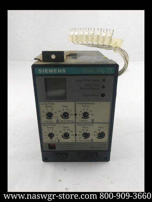 Siemens RMS-TSIG-TZ Static Trip III Relay LS Function