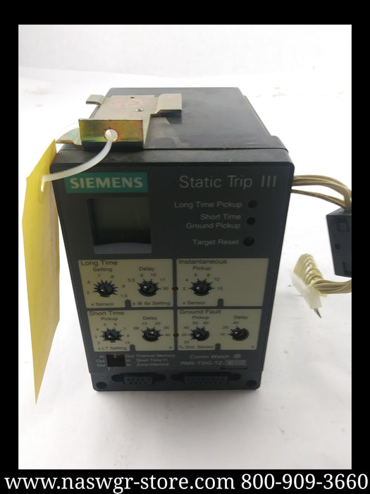 Siemens RMS-TSIG-TZ-C Static Trip III Relay LS Function