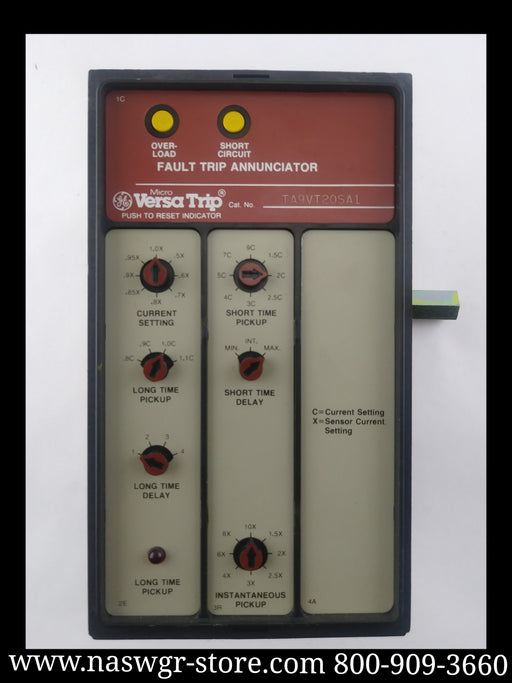 General Electric TA9VT20SA1 MicroVersaTrip Trip Unit