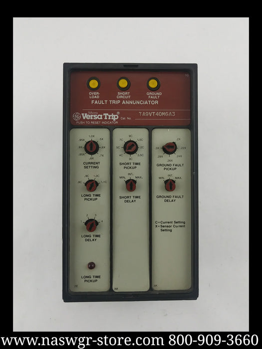 GE TA9VT40MGA3 Micro Versa Trip Solid State Device