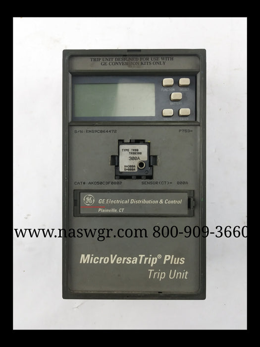 General Electric AK050CF0802 MicroVersaTrip Plus Solid State Device