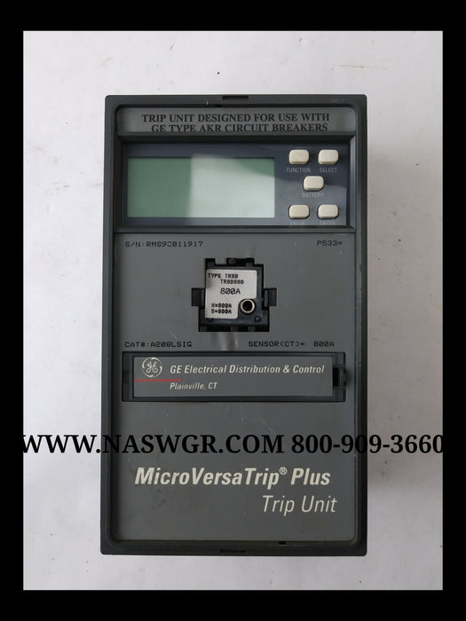 General Electric A208LSIG MicroVersaTrip Plus Trip Unit