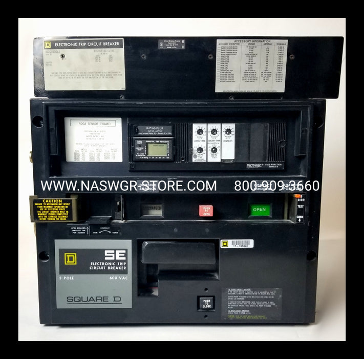 Square D SED36200LSI Circuit Breaker (M/O,D/O) - 125 Amp