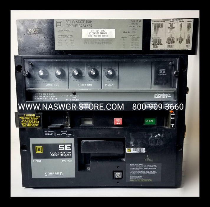 Square D SED36400LSI Circuit Breaker (M/O,D/O) - 300 Amp