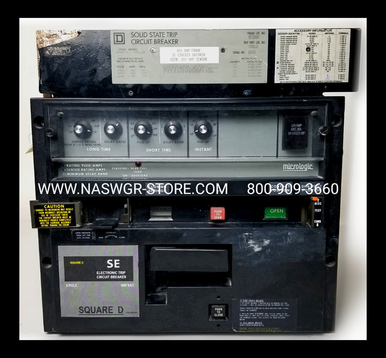 Square D SED36400LS Circuit Breaker (M/O,D/O) - 400 Amp