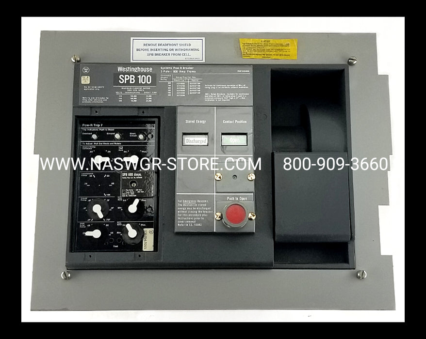 Westinghouse SPB-100 Circuit Breaker (M/O,D/O) - 500/600/800 Amp