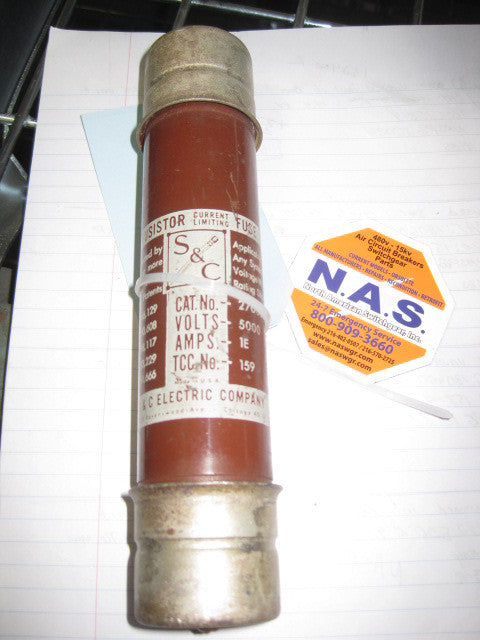 S&C 270001 Fusistor Current Limiting Fuse