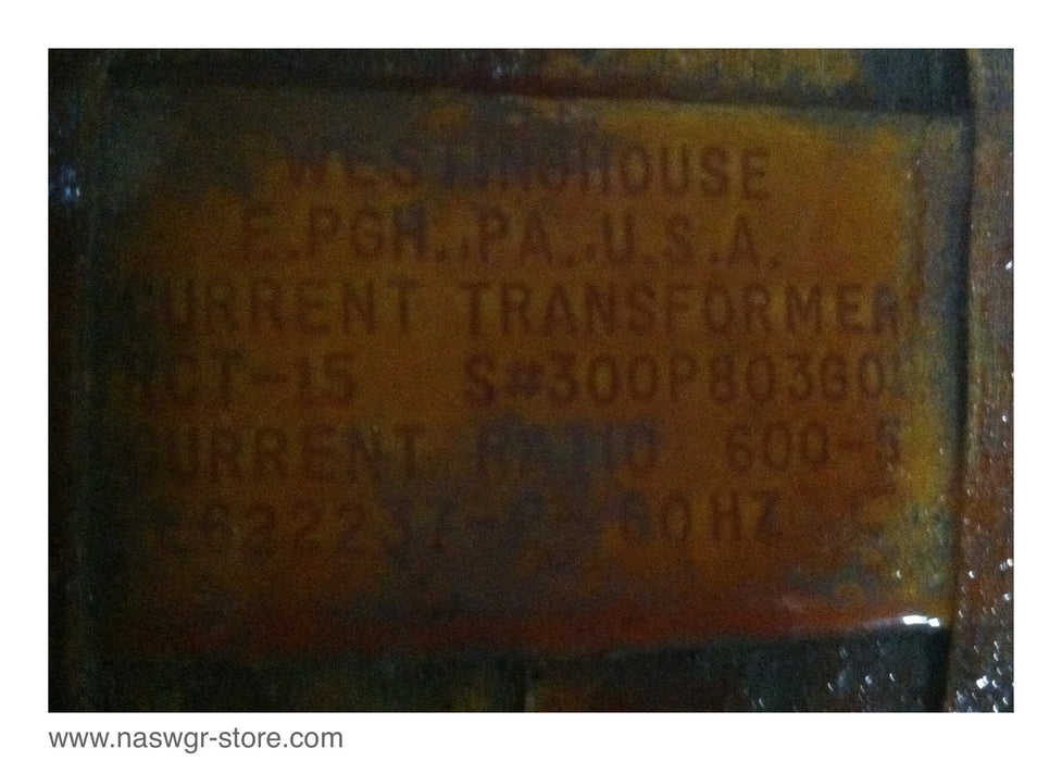 300P803G01 , Westinghouse Current Transformer , RCT-15