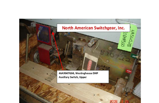 46A9047G04 Westinghouse 46A9047G04 DHP Auxiliary Switch