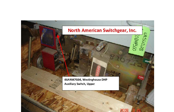 46A9047G04 Westinghouse 46A9047G04 DHP Auxiliary Switch