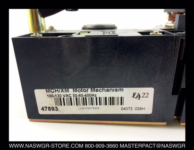 Square D / Merlin Gerin / Schneider Electric S47893 Motor Mechanism 100-130 VAC