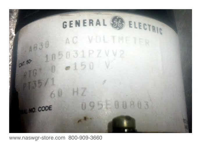 50-105031PZVV2 ~ GE 50-105031PZVV2 AC Voltmeter