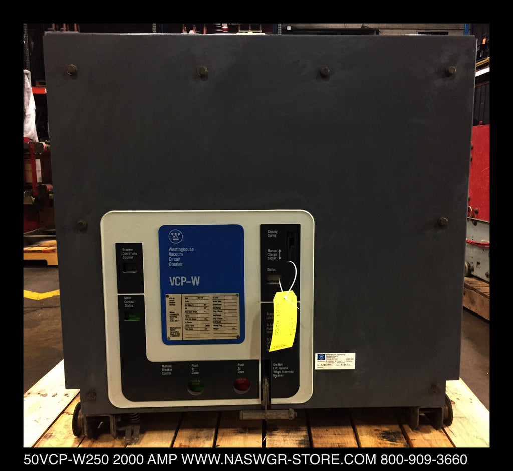 Westinghouse 50VCP-W250 Vacuum Circuit Breaker (E/O,D/O) - 2000 Amp