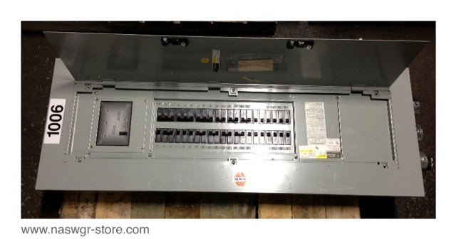 AQF3422SBX , AB55B , GE AQF3422SBX A series Panelboard , NEMA 1 Enclosure , Box: AB55B , NO: AXB7T6 , 225 Amp , 208Y/120 Volts , 3 Phase , 4 Wire , PN: AQF3422SBX