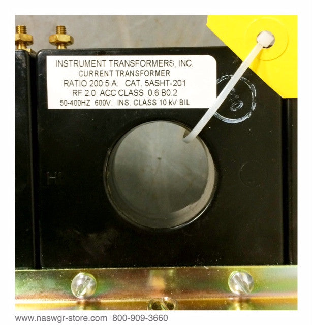 5ASHT-201 ~ Instrument Transformers 5ASHT-201 Current Transformer ~ Ratio: 200:5
