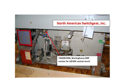 73432ECOHE, Westinghouse DHP resistor for 125VDC control circuit