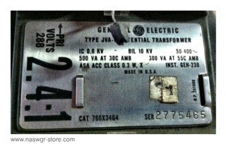 760X34G4 , GE Potential Transformer , Type: JVA-0 , PN: 760X34G4