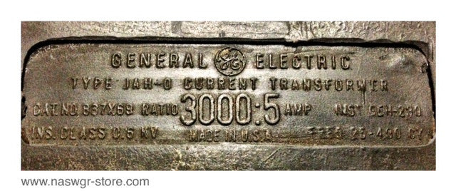 837X69 ~ GE 837X69 Current Transformer ~ Ratio: 3000:5 Amp