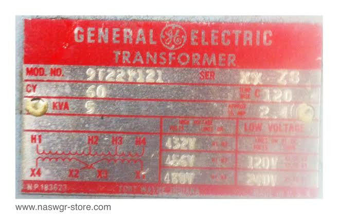 9T221121 ~ GE 9T221121 Transformer ~ 9 Kva