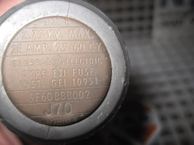 GE EJ-1 Size B Fuse PN: 9F60BBB002