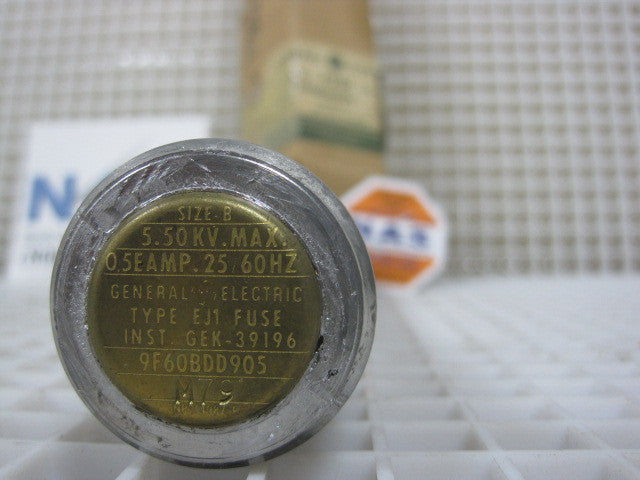 9F60BDD905 ~ GE 9F60BDD905 EJ-1 Fuse .5 Amp Unused