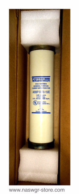 A055F1D0R0 , Ferraz Shawmut A055F1D0R0 Fuse , 150E , 5.5Kv , Unused Surplus in Box