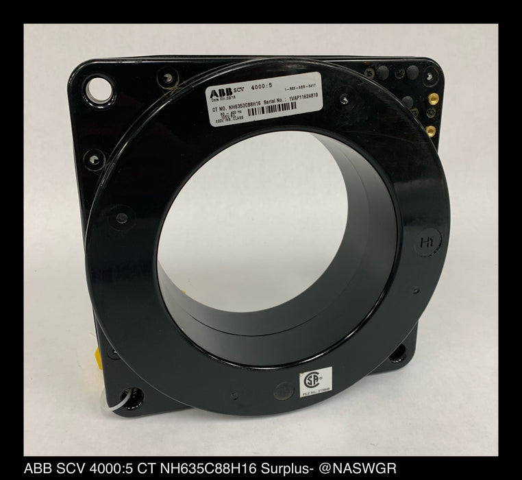 ABB SCV Current Transformer 4000:5 NH6353C88H16 - Surplus