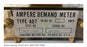 AD7 ~ Sangamo Weston AD7 Ampere Demand Meter