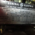 General Electric AKR-9D-30H Circuit Breaker (M/O,D/O) - 800 Amp