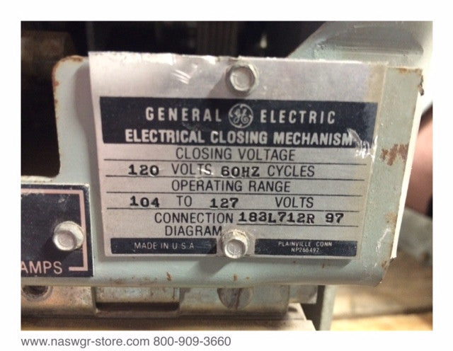 General Electric AKRU-5A-30 Circuit Breaker (M/O,D/O) - 800 Amp