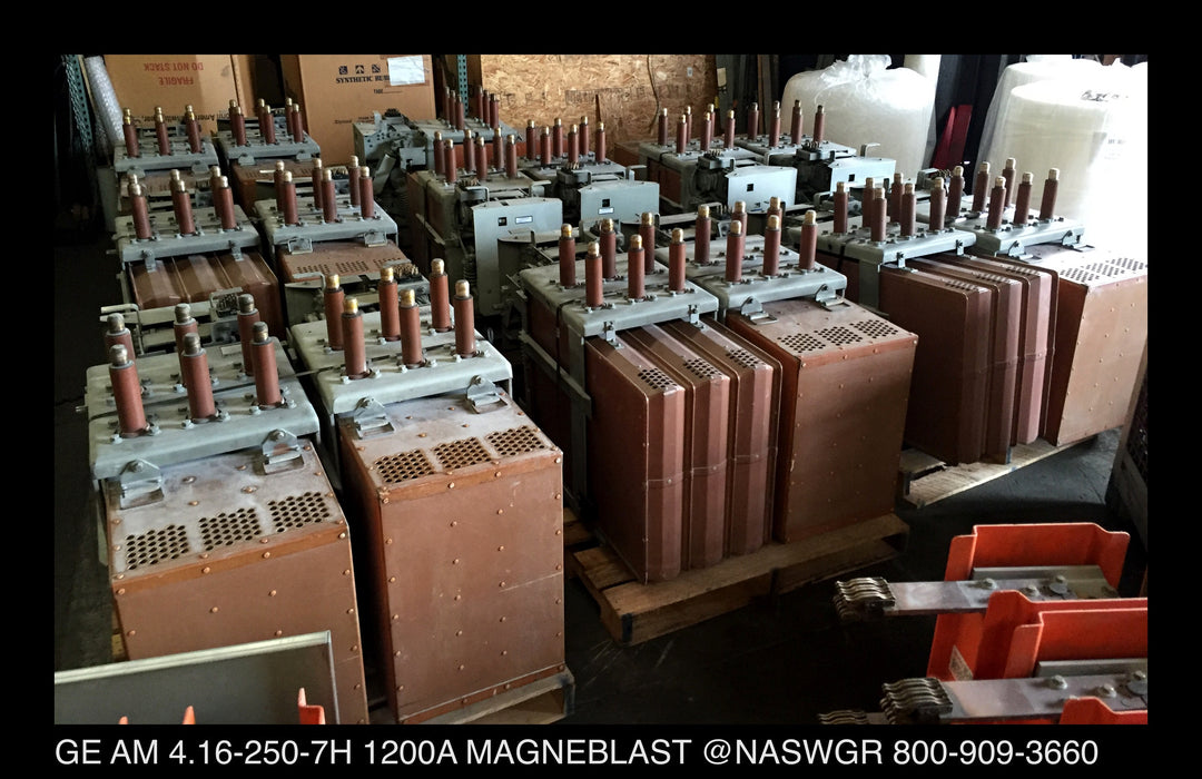 GE Magneblast AM4.16-250-7H Circuit Breaker (E/O,D/O) - 1200 Amp