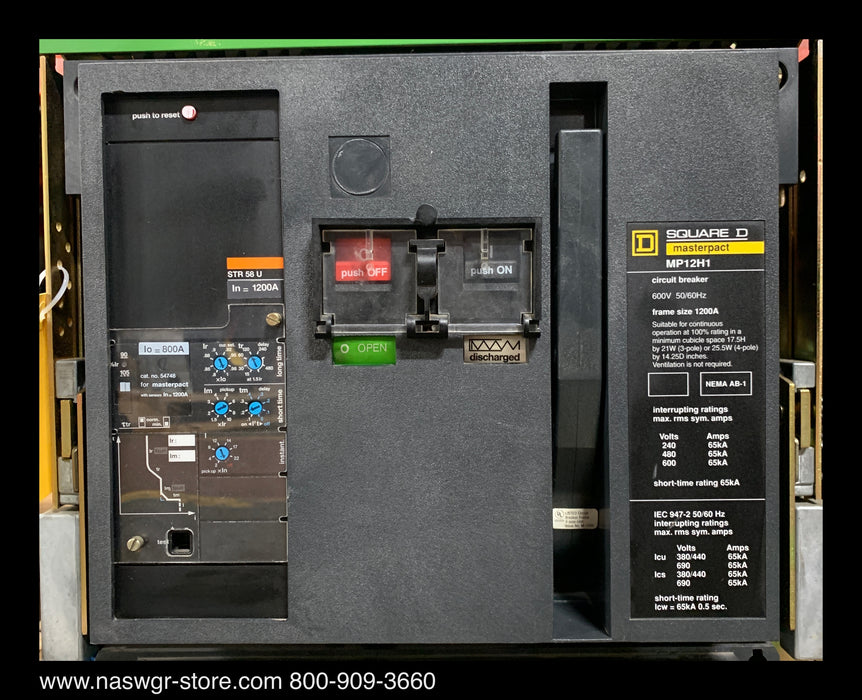 Square D MP12H1 Circuit Breaker Masterpact