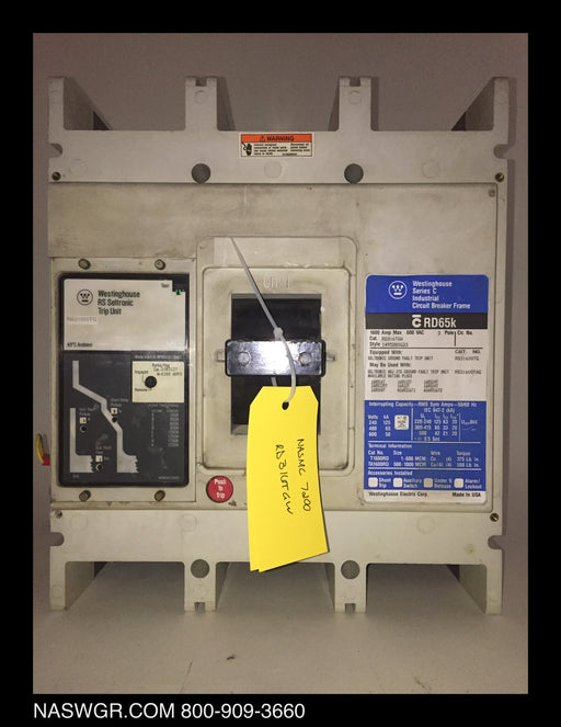 Westinghouse RD316TGW Molded Case Circuit Breaker ~ 1200 Amp