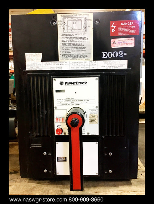 GE PowerBreak THCMMF76E1C Circuit Breaker (E/O,D/O) - 2500 Amps