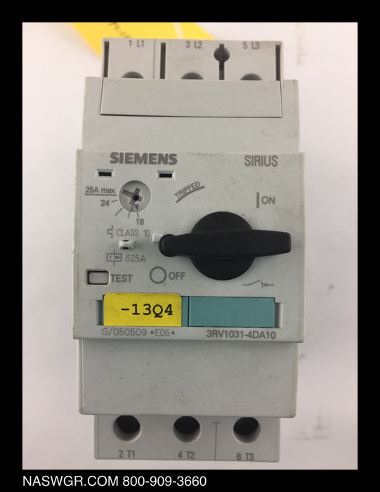 Siemens 3RV1031-4DA10 Circuit Breaker