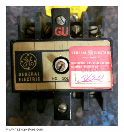 CR120B03122 ~ GE CR120B03122 Control Relay 120 Volt Coil