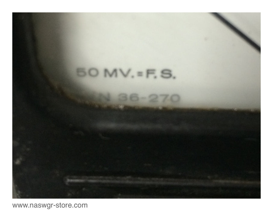 36-270 ~ Rapid Electric Company 36-270 Amperes DC Meter