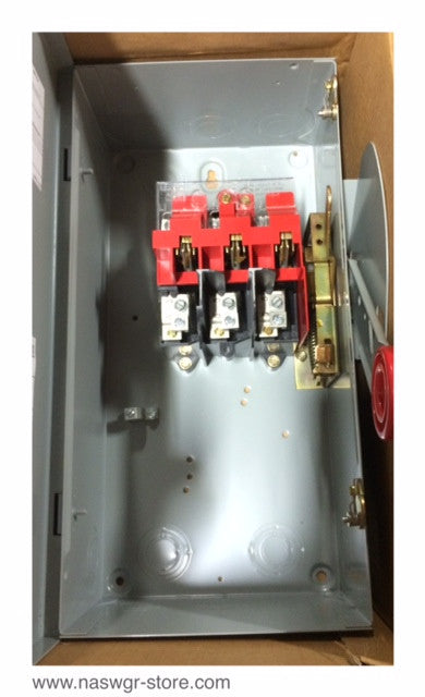 Eaton/Cutler Hammer DH361UGK Heavy Duty Safety Switch - 30A/600V/3P/N1 - Unused