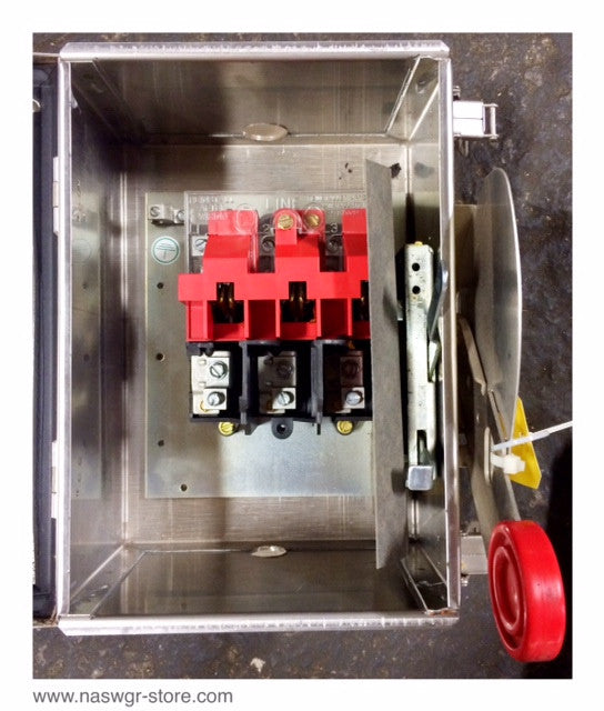 Eaton DH362UWK Heavy Duty Safety Switch - 60A/600V/3P/N4X