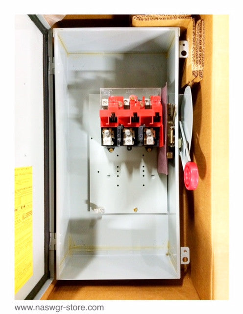 Eaton DH363UDK Heavy Duty Safety Switch - 100A/600V/3P/N12/3R - Unused