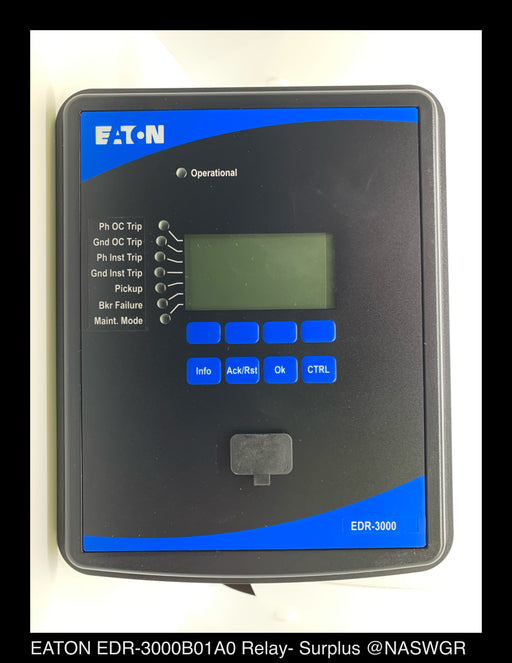 Eaton EDR-3000B01A0 Relay 66D2213G55 - Surplus