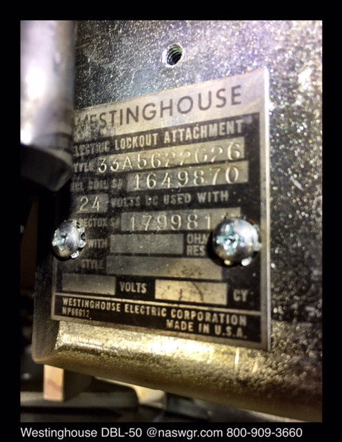 Westinghouse DBL-50 Circuit Breaker (M/E/O,D/O) - 1600 Amp